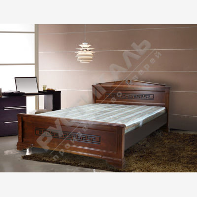 Кровать модель №5 с фрезеровкой Меандр