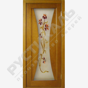 Композиция Орхидея в двери Модерн модель 16